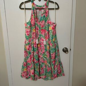 Lilly Pulitzer Tiered Shirt Dress, L